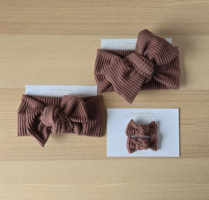 Chocolate wavy | Classic Headband