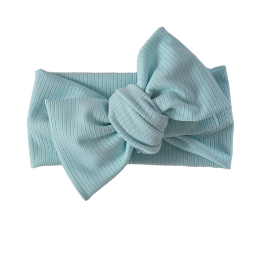 Sky Oversized Headband Bow