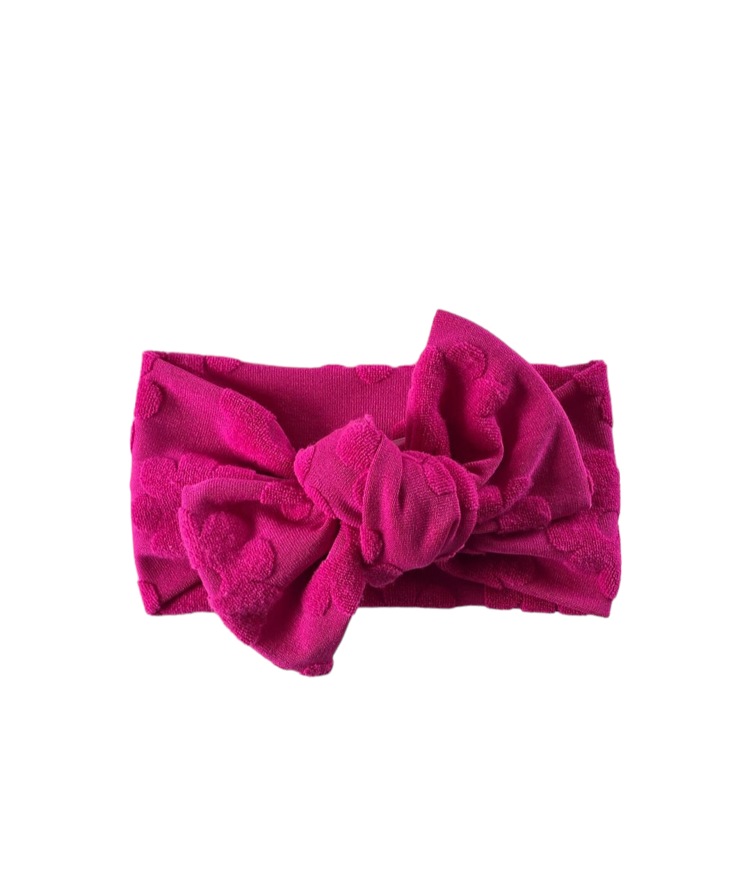 Classic Bow Headband | Daisy Fuchsia