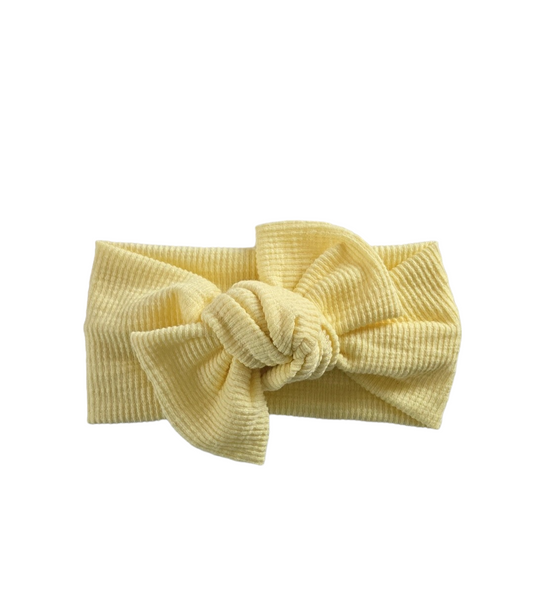 Pastel yellow | Classic Headband Bow