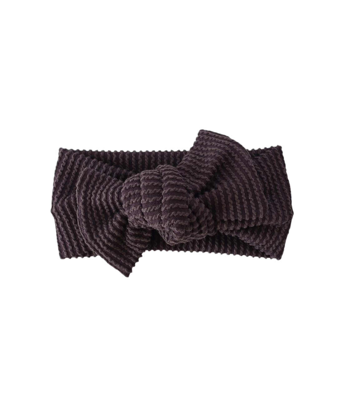 Eggplant wavy | Classic Headband Bow