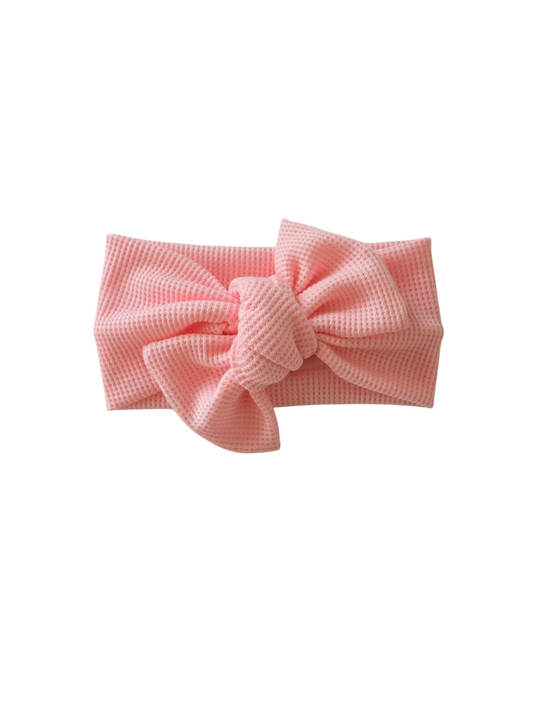 Light bright pink Classic Headband Bow