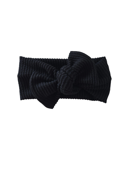 Black wavy Classic Headband