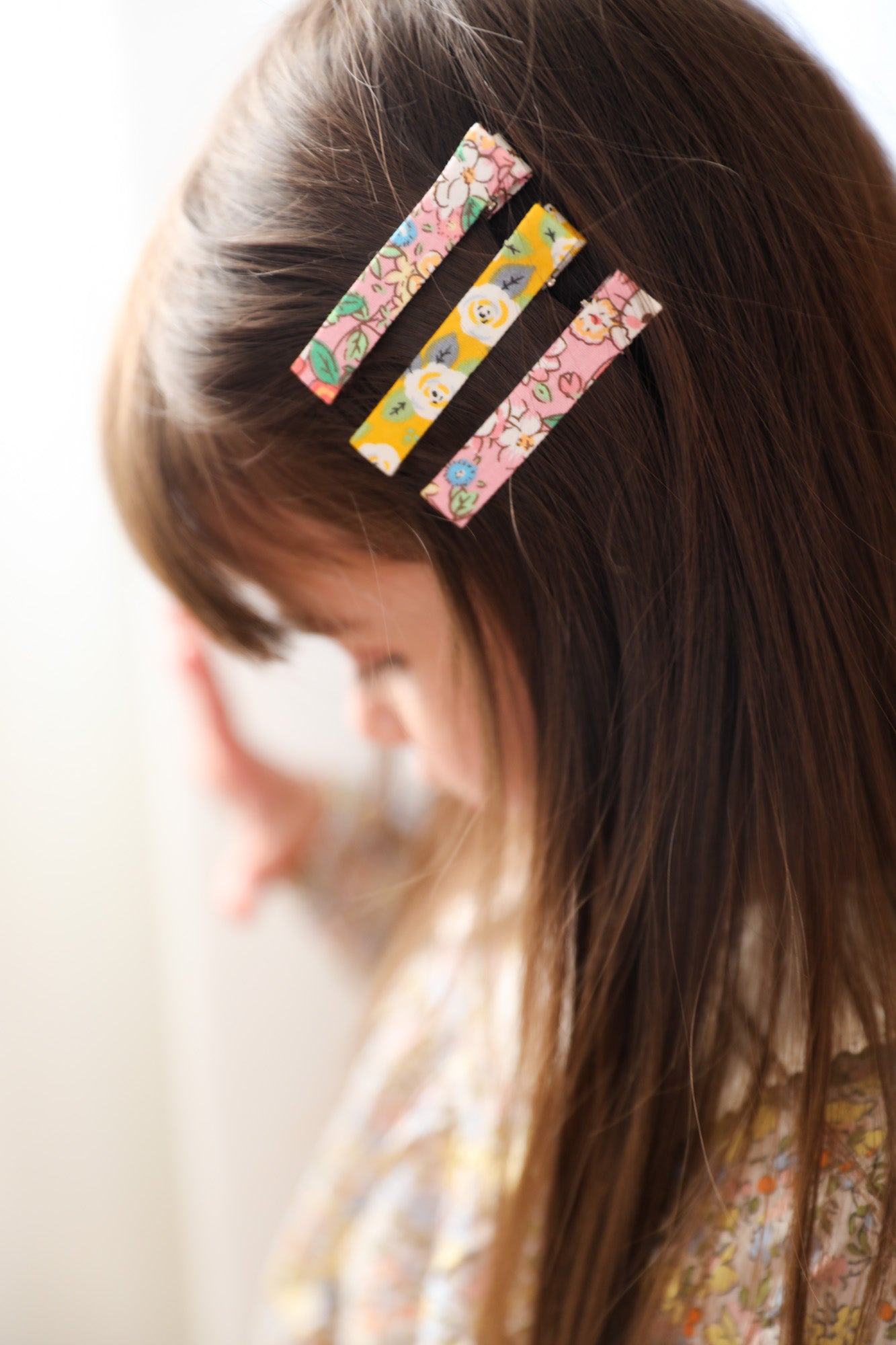 Fabric Hair Clips / 2 Clips Set