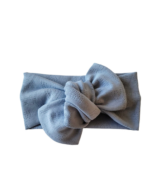 Pointelle Baby Blue